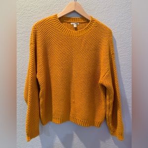 Amuse Society Yellow Sweater